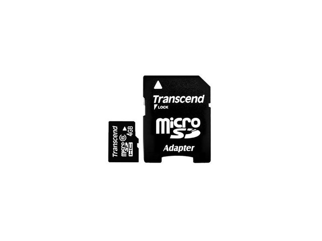 Transcend microSDHC 4GB Class10 (TS4GUSDHC10)