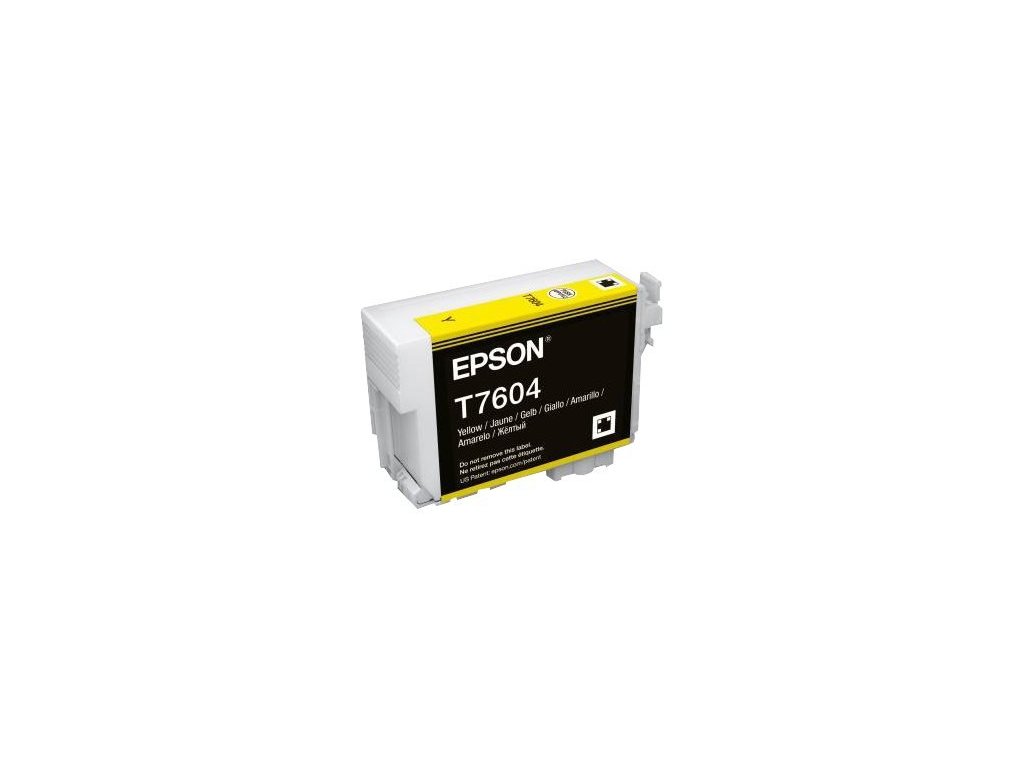 Epson T7604 Yellow, žlutá - originální