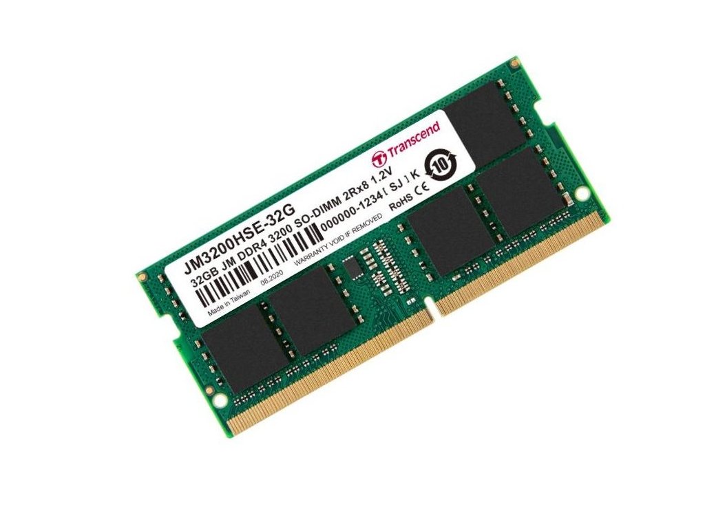 Transcend JetRam 32GB DDR4 SO-DIMM 3200MHz CL22