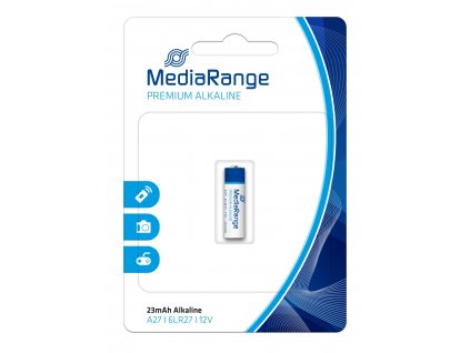 MediaRange Premium alkalická baterie A27, 6LR27, 12V (MRBAT115)