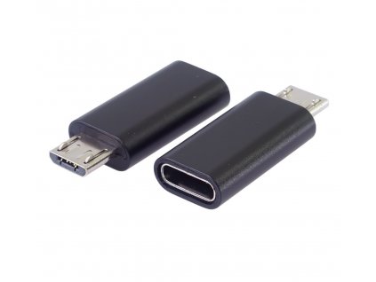Adaptér USB-C konektor female - USB 2.0 Micro-B/male (kur31-20)