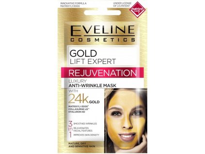 Eveline Gold Lift Expert Rejuvenation Luxury Anti-Wrinkle Mask 7ml