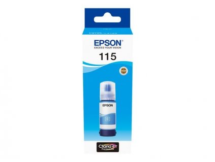 Epson EcoTank 115 Cyan, azurová (C13T07D24A)