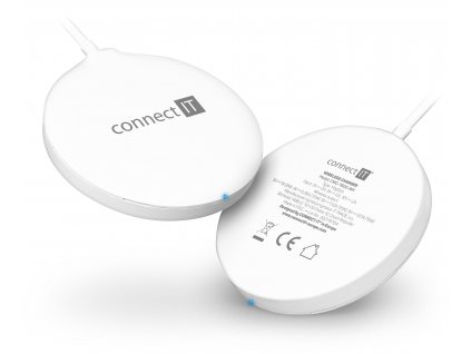 Connect IT MagSafe Wireless Fast Charge bezdrátová nabíječka, 15 W, bílá (CWC-7600-WH)