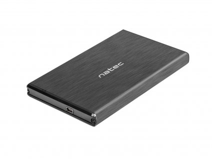 Natec Externí box pro HDD 2,5" USB 2.0 Rhino, černý (NKZ-0275)