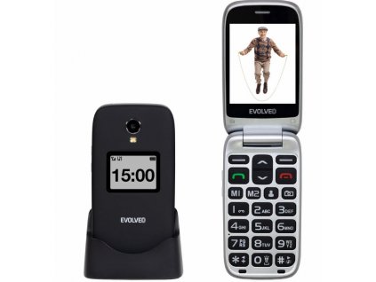 EVOLVEO EasyPhone FP černý (EP-770-FPB)