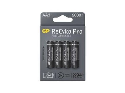 Nabíjecí baterie GP ReCyko Pro Professional AA (HR6) 4Ks (B22204)