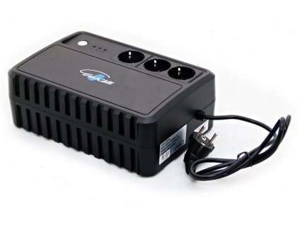 EUROCASE záložní zdroj EA200PRO+ 600VA 3x zásuvka