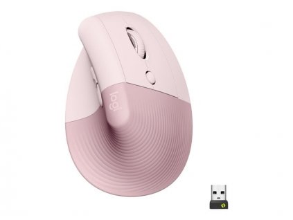 Logitech Lift Vertical Ergonomic Mouse Dark Rose (910-006478)