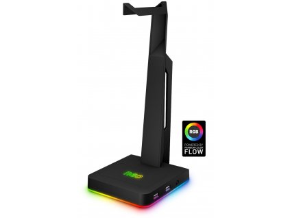 CONNECT IT NEO Stand-It RGB stojánek na sluchátka + USB hub (CHX-3590-BK)