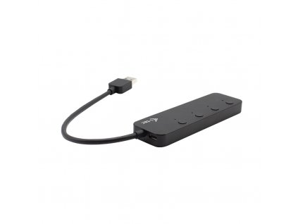 i-tec USB 3.0 Metal HUB 4 Port s vypínači na jednotlivých portech (U3CHARGEHUB4)