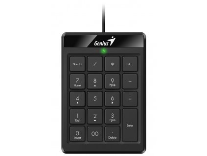 GENIUS NumPad 110/ Drátová/ USB/ slim design/ černá (31300016400)