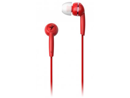 GENIUS headset HS-M320/ červený/ 4pin 3,5 mm jack (31710005415)