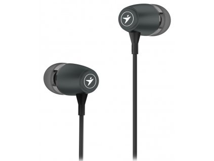 GENIUS headset HS-M318 METALLIC IRON GREY/ kovově šedá/ 4pin 3,5 mm jack (31710016402)