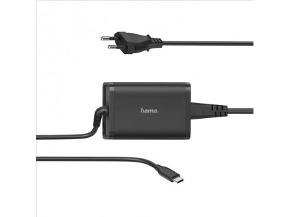 Hama USB-C napájecí zdroj, Power Delivery, 5-20 V, 65 W (200006)