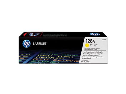 HP 128A Yellow Toner (1300 stran) pro CP1525, CM1415, CE322A - originální (CE322A)