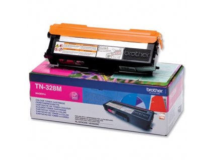 Brother toner TN-328M, magenta (6.000 stran) - originální (TN328M)