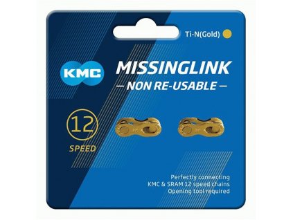 Spojka řetězu KMC X12 Ti-N rychlostí - 2ks