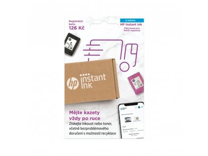 HP Instant Ink - 2 měsíce (registrační karta)