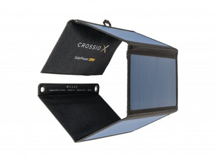 Crossio SolarPower solární dobíjecí panel 28W, 1x USB, 1x USB-C (CRO-SP-28W-3)