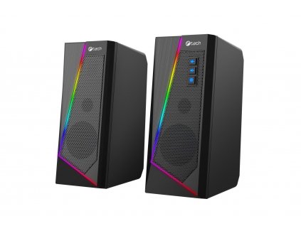 Repro C-TECH SPK-17, 2.0, RGB, černé