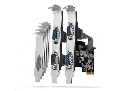 AXAGON PCEA-S4N, PCIe řadič - 4x sériový port (PCEA-S4N)