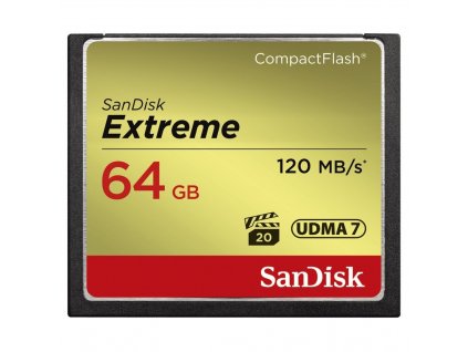 SanDisk Extreme Compact Flash 64GB (SDCFXSB-064G-G46)