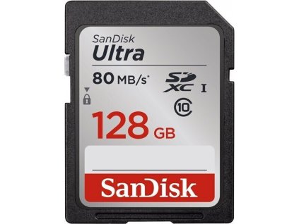 SanDisk Ultra SDXC Card 128 GB 140 MB/s C10 UHS-I (SDSDUNB-128G-GN6IN)