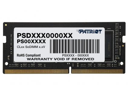 PATRIOT Signature 8GB DDR4 3200MHz / SO-DIMM / CL22 / 1,2V (PSD48G320081S)