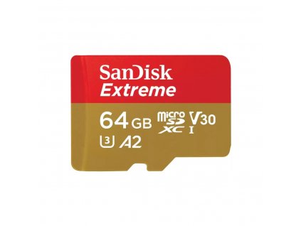 SanDisk Extreme microSDXC 64GB 160MB/s UHS-I U3 Class 10 (SDSQXAH-064G-GN6GN)