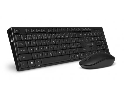 Connect IT CKM-7500-CS COMBO bezdrátový set klávesnice a myši, černé (CKM-7500-CS)