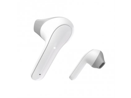 Hama Bluetooth sluchátka Freedom Light, pecky, nabíjecí pouzdro, bílá (184068)
