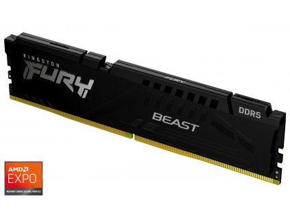 Kingston Fury Beast DIMM DDR5 16GB 6000MHz, AMD EXPO, černá (KF560C36BBE-16)