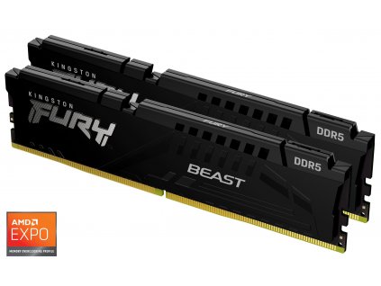 Kingston Fury Beast DIMM DDR5 32GB 6000MHz černá (Kit 2x16GB) (KF560C36BBEK2-32)