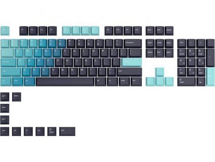 Glorious GPBT Keycaps - 114 PBT Keycaps, ANSI, US-Layout - Celestial Ice (GLO-KC-GPBT-CI)