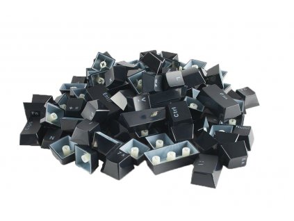 Glorious ABS Keycaps - 105 St., černá, ISO, UK-Layout (G-104-BLACK-UK)
