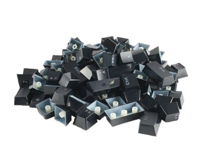 Glorious ABS Keycaps - 105 St., černá, ISO, UK-Layout