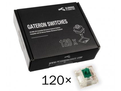 Glorious Gateron Green Switches, 120 ks (GAT-GREEN)