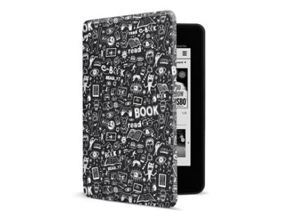 Connect IT Doodle pouzdro pro Amazon Kindle Paperwhite 4 (2018), černé (CEB-1043-BK)