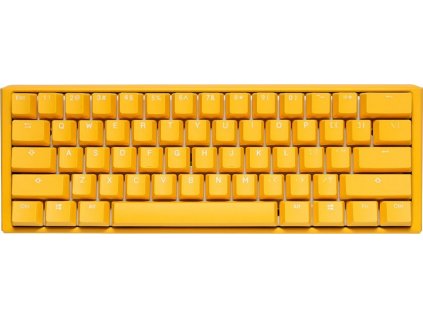 Ducky One 3 Yellow Mini herní klávesnice, RGB LED - MX-Clear (US) (DKON2161ST-WUSPDYDYYYC1)