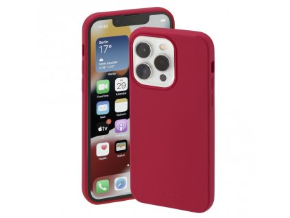 Hama Finest Feel, kryt pro Apple iPhone 14 Pro Max , červený (215558)