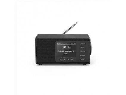 Hama digitální rádio DR1000, FM/DAB/DAB+, černé (54897)