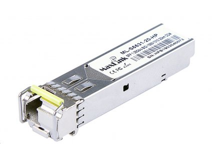 NE Maxlink 1.25G SFP optický HP modul, WDM(BiDi), SM, Tx 1550/Rx1310nm, 20km, 1x LC konektor, DDM, HP kompatibilní (ML-S5531-20-HP)