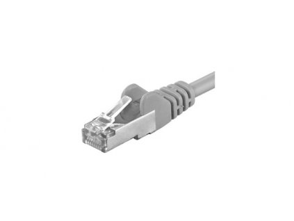 Patch kabel CAT6a S-FTP, RJ45-RJ45, AWG 26/7 20m šedá (sp6asftp200)