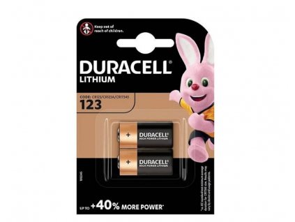Duracell Ultra lithiová baterie CR123A 2 ks (42452)