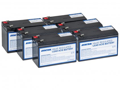 AVACOM AVA-RBP06-12072-KIT - baterie pro UPS CyberPower, EATON, Effekta, FSP Fortron, Legrand (AVA-RBP06-12072-KIT)