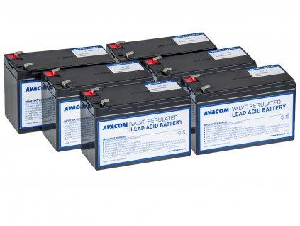 AVACOM AVA-RBP06-12090-KIT - baterie pro UPS CyberPower, Dell, EATON, Effekta, FSP Fortron, HP, Legrand (AVA-RBP06-12090-KIT)