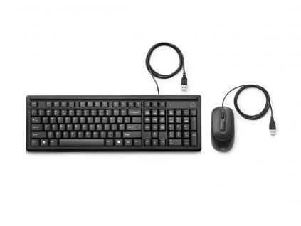 HP klávesnice a myš/drátová/black (6HD76AA)