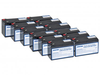 AVACOM AVA-RBP12-12090-KIT - baterie pro UPS CyberPower, Dell, EATON, FSP Fortron, HP, Legrand (AVA-RBP12-12090-KIT)