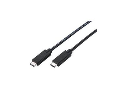 C-TECH USB 3.2, Type-C (CM/CM), PD 100W, 20Gbps, 2m, černý (CB-USB32-20B)